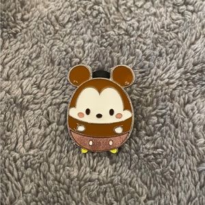 Pin Disney Sparkly Brown Mickey Mouse Easter Egg Trading Pin